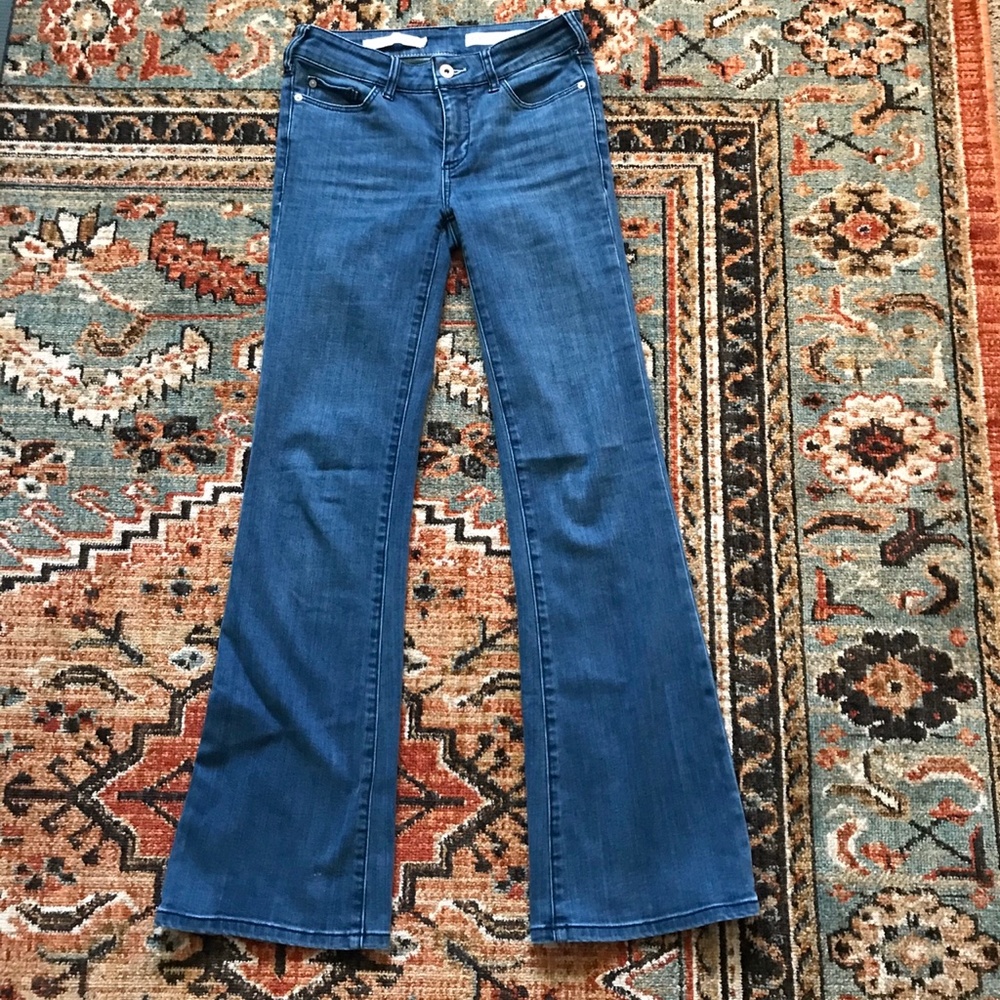 Anthropologie mid-rise bootcut jeans